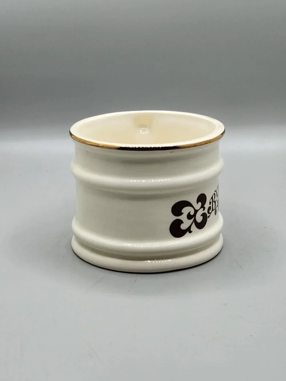 Vintage Ceramico Espejo shaving mug Chile men mens shave cup mug holder